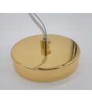 Designer pendant lamps - Step into Design CANDLES-10 gold 165cm pendant lamp - product 6