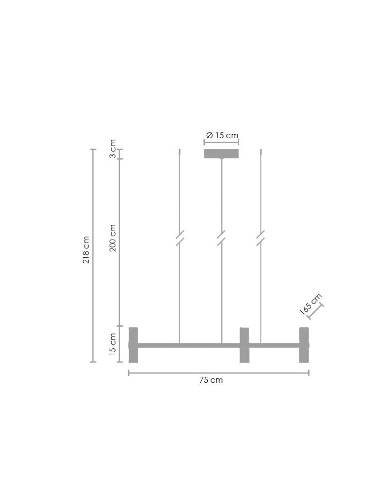 Designer pendant lamps - Step into Design CANDLES-10 gold 165cm pendant lamp - product kolory-swiatla.pl 7