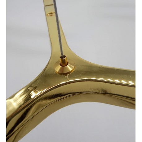 Step into Design Lampa wisząca CANDLES-12B złota 106cm