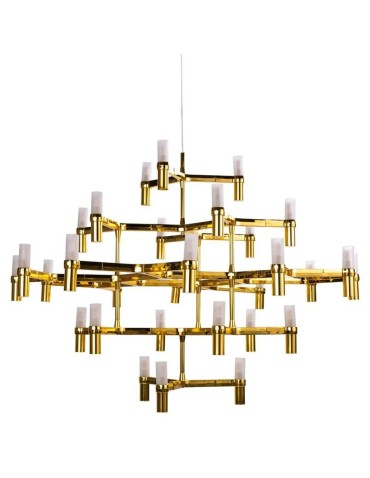 Step into Design CANDLES-30 gold 120cm pendant lamp - product 2