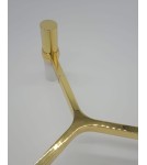 Modern chandeliers - Step into Design CANDLES-30 gold 120cm pendant lamp - product 8