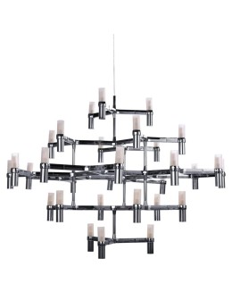 Step into Design CANDLES-30 chrome 120cm pendant lamp - product 2