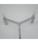 Designer pendant lamps - Step into Design CANDLES-30 chrome 120cm pendant lamp - product 6