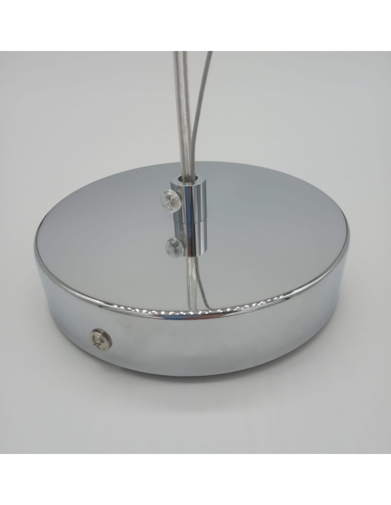 Designer pendant lamps - Step into Design CANDLES-30 chrome 120cm pendant lamp - product kolory-swiatla.pl 7