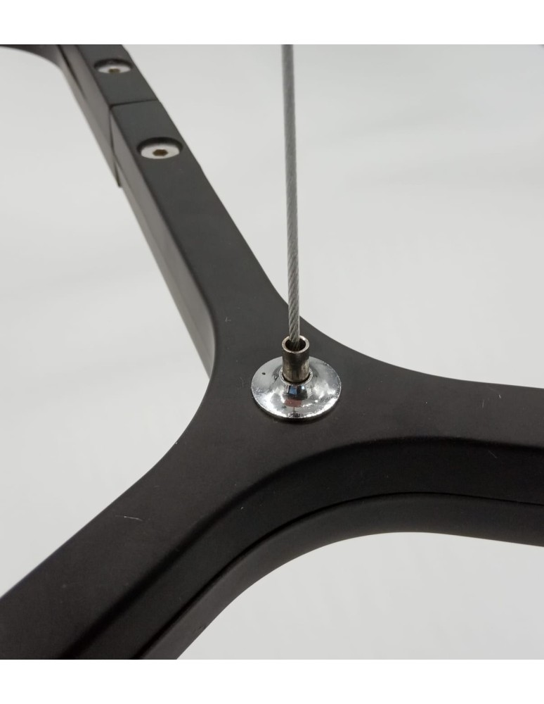 Designer pendant lamps - Step into Design Pendant lamp CANDLES-12B black 106cm - product kolory-swiatla.pl 3