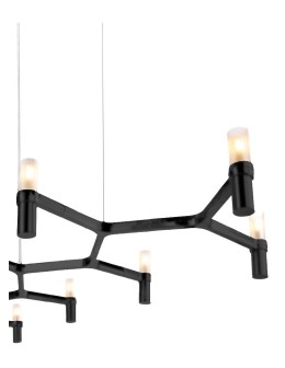 Step into Design Lampa wisząca CANDLES-10 czarna 165cm - produkt 2