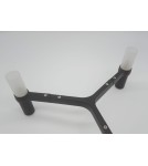 Designer pendant lamps - Step into Design CANDLES-10 pendant lamp black 165cm - product 6