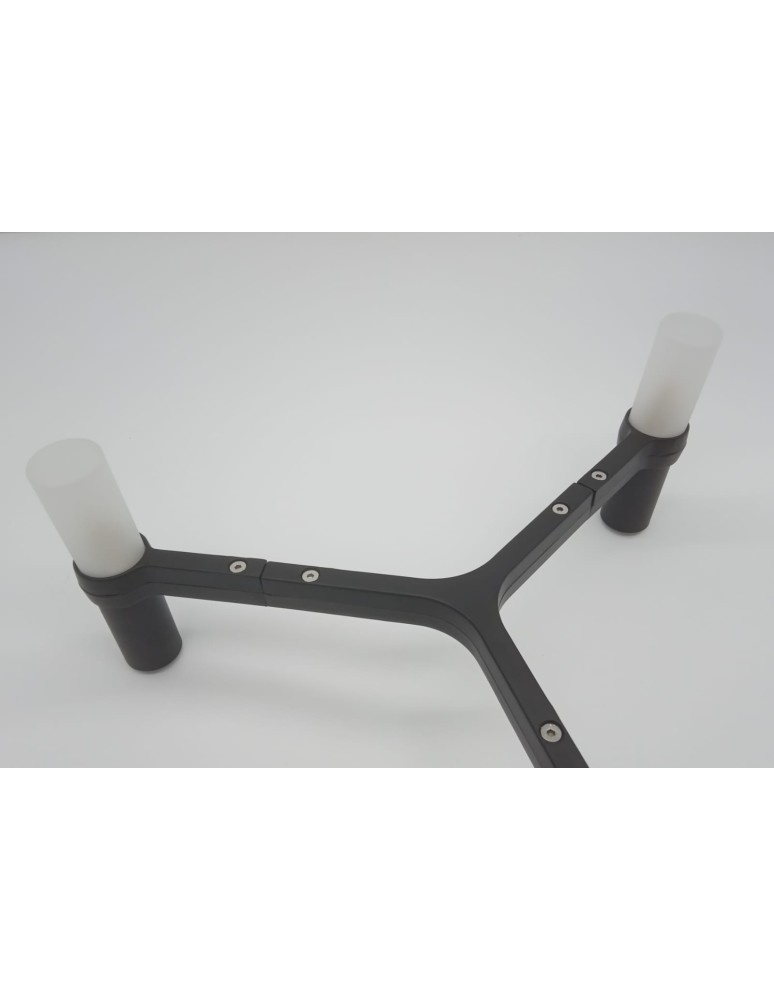 Designer pendant lamps - Step into Design CANDLES-10 pendant lamp black 165cm - product kolory-swiatla.pl 6