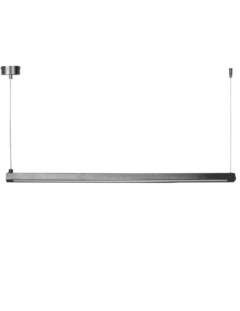 Pendant lamps over the island - Step into Design BEAM-80 LED titanium 80cm pendant lamp - product kolory-swiatla.pl 1