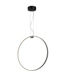 Pendant lamps circles - Step into Design ACIRCULO led pendant lamp black 50cm - product 1