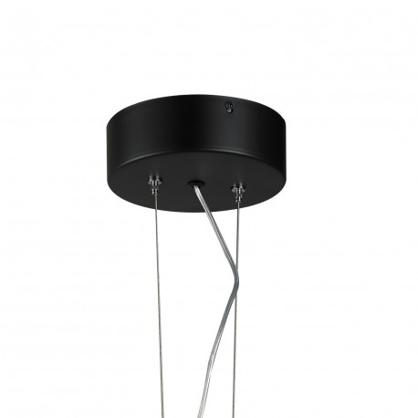 Step into Design Lampa wisząca ACIRCULO led czarna 60cm