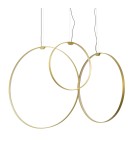 Pendant lamps circles - Step into Design ACIRCULO led pendant lamp gold 60cm - product 4