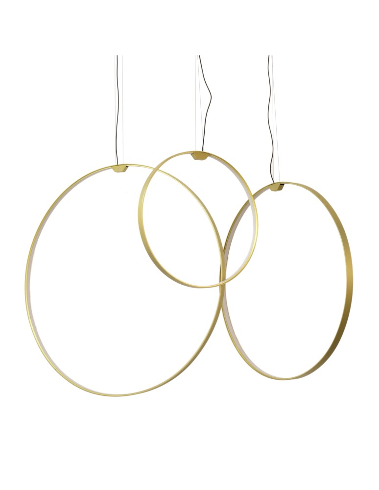 Pendant lamps circles - Step into Design ACIRCULO led pendant lamp gold 60cm - product kolory-swiatla.pl 4