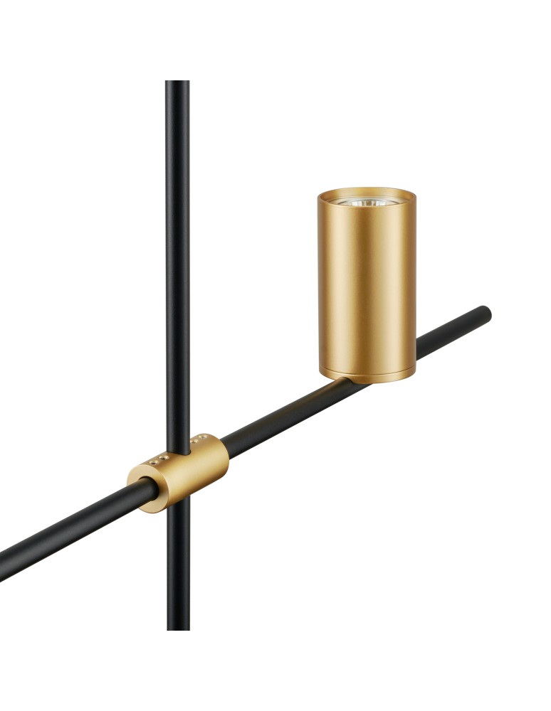 Modern pendant lamps - Step into Design LUNGO black and gold 135cm pendant lamp - product kolory-swiatla.pl 3