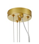 Designer pendant lamps - Step into Design SUSSO S gold 40cm pendant lamp  - product 4