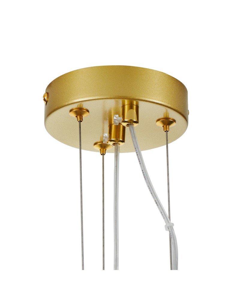 Designer pendant lamps - Step into Design SUSSO S gold 40cm pendant lamp  - product kolory-swiatla.pl 4