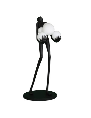 Step into Design WOMAN floor lamp black 180cm