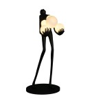 Designer floor lamps - Step into Design WOMAN floor lamp black 180cm - product 2