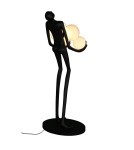 Designer floor lamps - Step into Design WOMAN floor lamp black 180cm - product 9