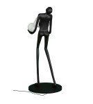 Designer floor lamps - Step into Design WOMAN floor lamp black 180cm - product 10