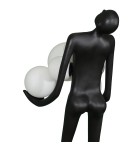 Designer floor lamps - Step into Design WOMAN floor lamp black 180cm - product 12