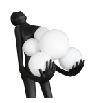 Designer floor lamps - Step into Design WOMAN floor lamp black 180cm - product 13