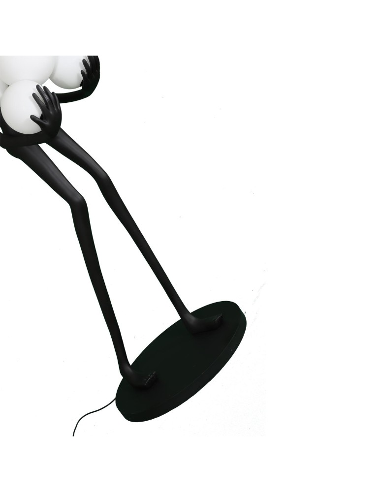 Designer floor lamps - Step into Design WOMAN floor lamp black 180cm - product kolory-swiatla.pl 14