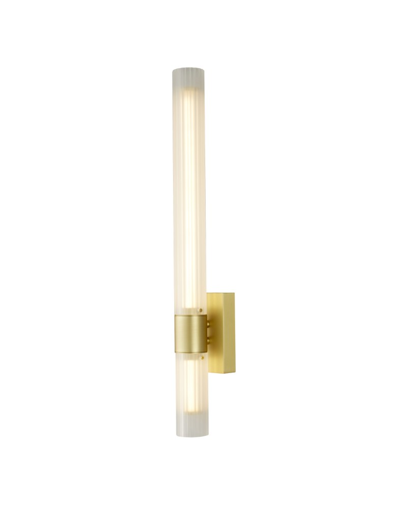 Gold wall lamps - Step into Design SOLO LED wall lamp white gold 60cm. - product kolory-swiatla.pl 1