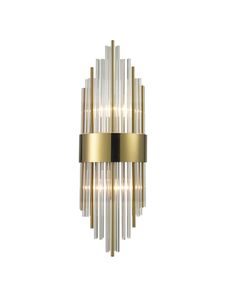 Glamour wall lamps - Step into Design DRACO gold 60cm wall lamp - product kolory-swiatla.pl 1