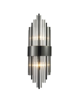 Step into Design Lampa ścienna DRACO czarna 60cm