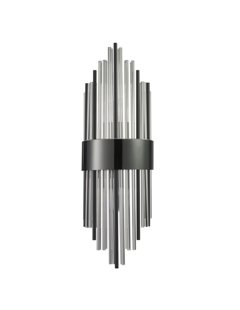 Glamour wall lamps - Step into Design DRACO wall lamp black 60cm - product kolory-swiatla.pl 2
