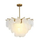Glamour pendant lamps - Step into Design FIORE pendant lamp white 60cm  - product 1