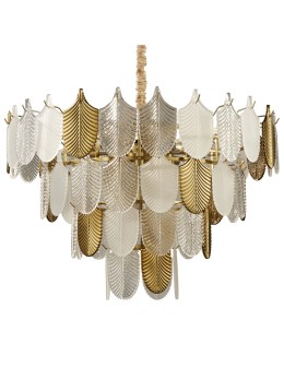 Step into Design Lampa wisząca SECRET biało złota 80cm - produkt 2