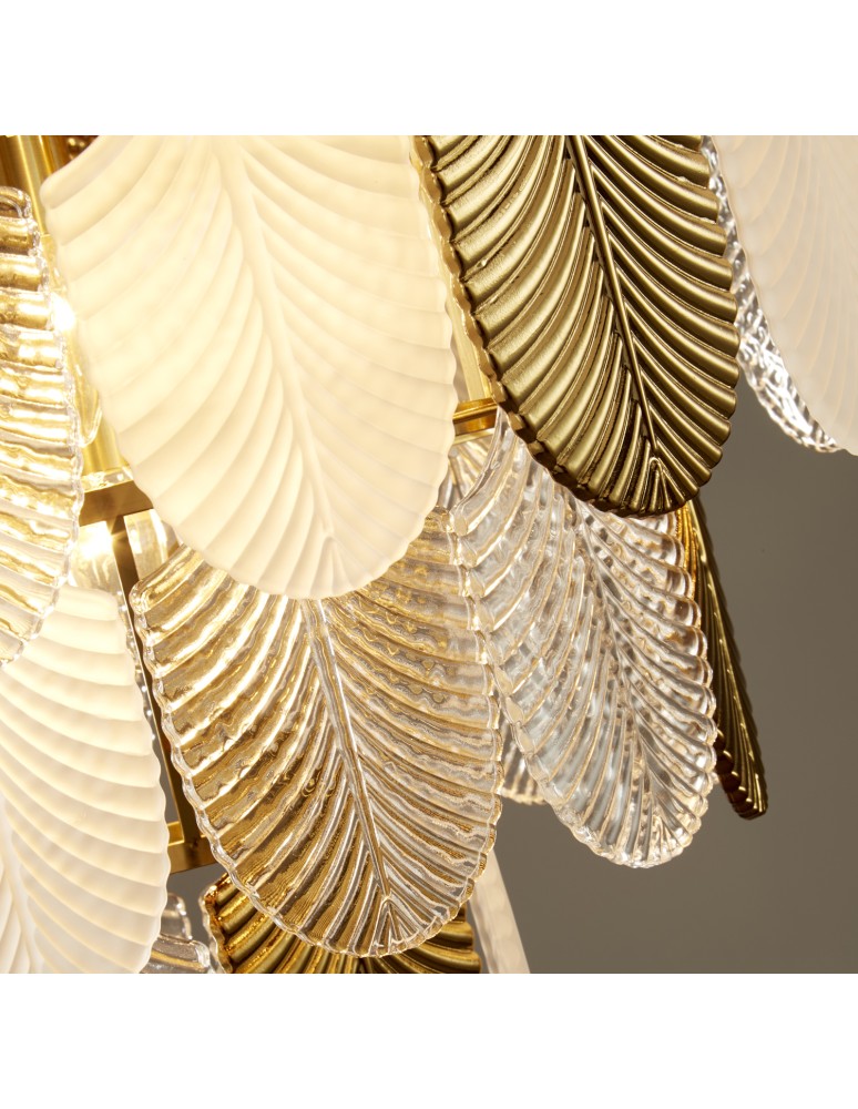 Glamour pendant lamps - Step into Design SECRET pendant lamp white gold 80cm  - product kolory-swiatla.pl 5