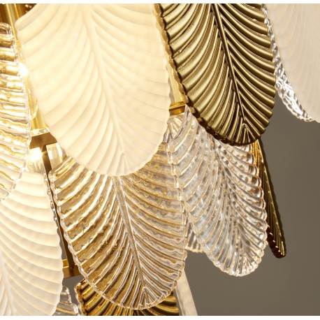 Step into Design Lampa wisząca SECRET biało złota 80cm 