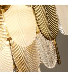 Glamour pendant lamps - Step into Design SECRET pendant lamp white gold 80cm  - product 6