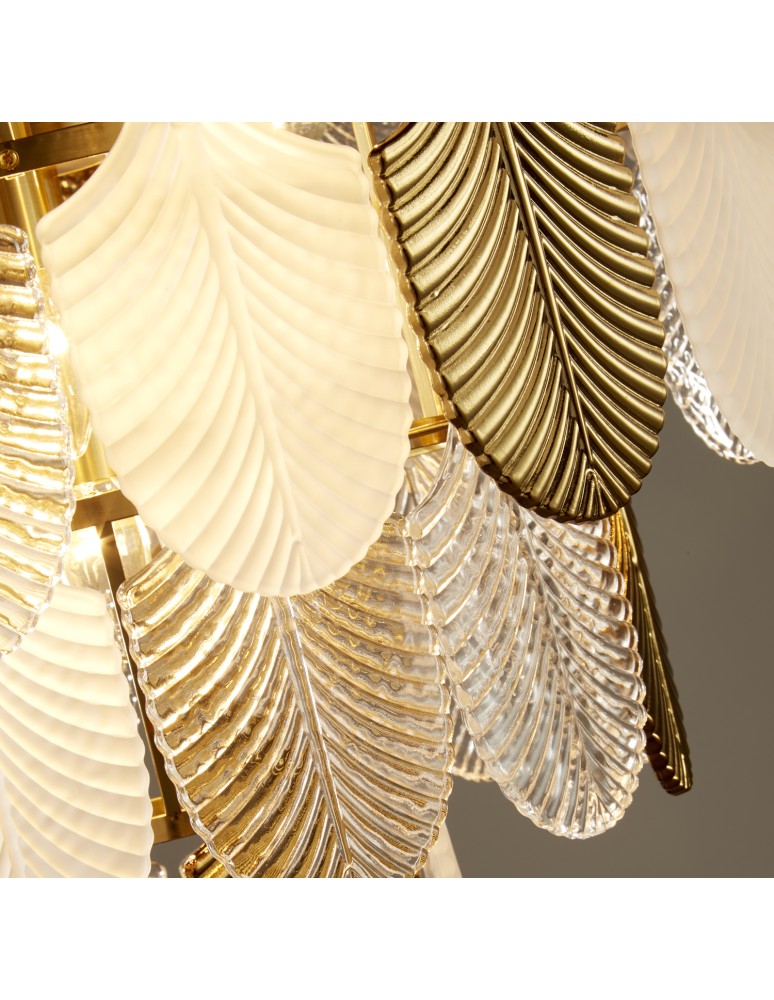 Glamour pendant lamps - Step into Design SECRET pendant lamp white gold 80cm  - product kolory-swiatla.pl 6