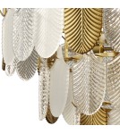Glamour pendant lamps - Step into Design SECRET pendant lamp white gold 80cm  - product 7