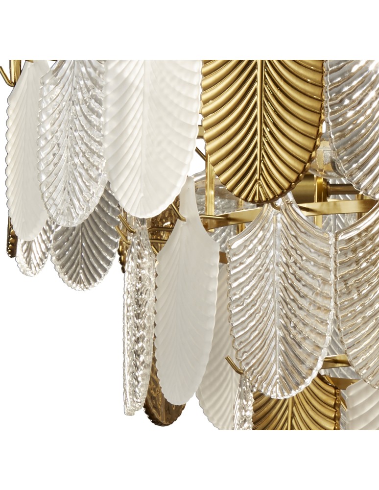 Glamour pendant lamps - Step into Design SECRET pendant lamp white gold 80cm  - product kolory-swiatla.pl 7