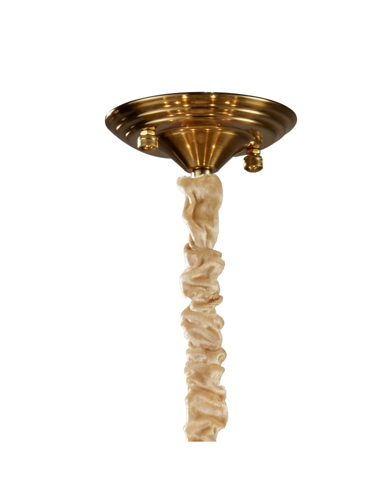 Glamour pendant lamps - Step into Design SECRET pendant lamp white gold 80cm  - product kolory-swiatla.pl 8