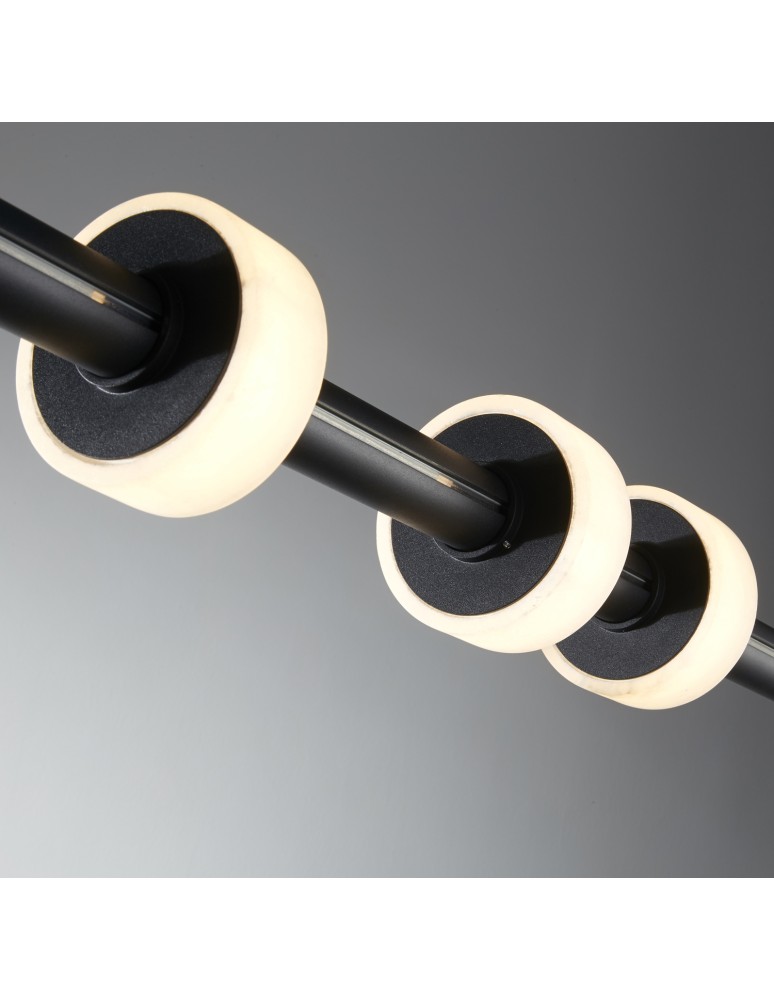 LED pendant lamps - Step into Design RINGO LED pendant lamp black 150cm - product kolory-swiatla.pl 3