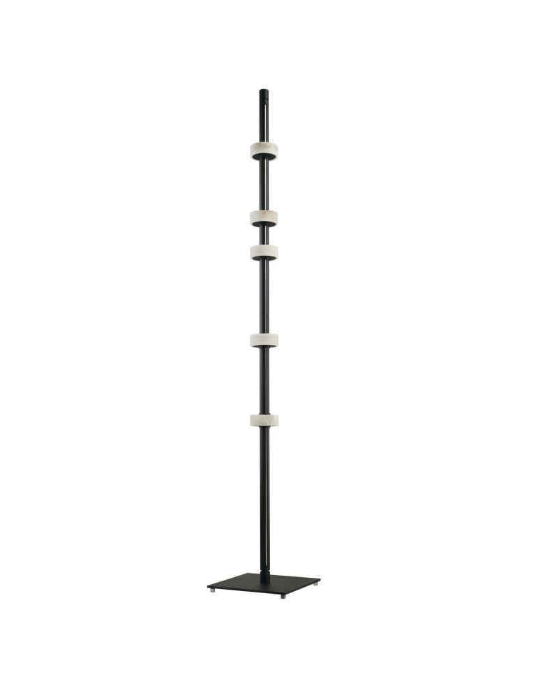 Designer floor lamps - Step into Design RINGO floor lamp black 182cm  - product kolory-swiatla.pl 1