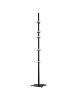 Step into Design Lampa podłogowa RINGO czarna 182cm 