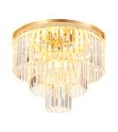 Ceiling lamps with crystals - Step into Design SPLENDORE gold 50cm ceiling plafond - product 1