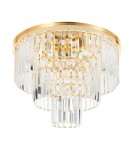 Ceiling lamps with crystals - Step into Design SPLENDORE gold 50cm ceiling plafond - product 2