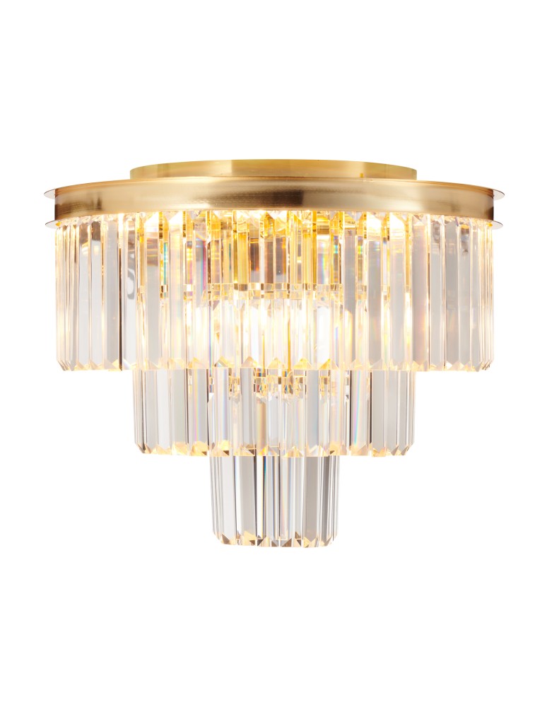 Ceiling lamps with crystals - Step into Design SPLENDORE gold 50cm ceiling plafond - product kolory-swiatla.pl 4