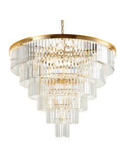 Step into Design Lampa wisząca SPLENDORE złota 100cm