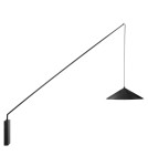 Cantilever wall lamps - Step into Design SWING wall lamp black 151cm - product 1