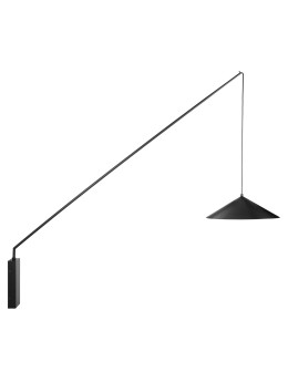 Step into Design Lampa ścienna SWING czarna 151cm