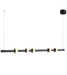 Modern pendant lamps - Step into Design RINGO LED pendant lamp black 150cm - product 2
